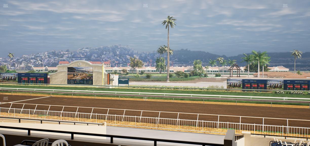 Del Mar Thoroughbred Club - Section Clubhouse Terrace Lvl 2 Tbl 906 Seat View