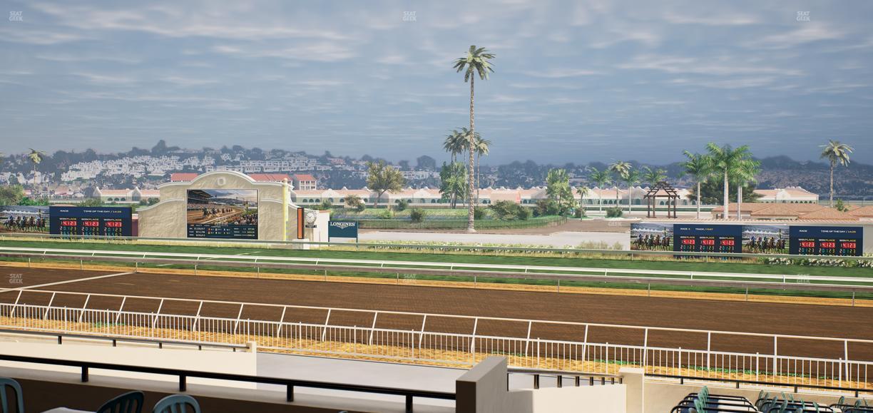 Del Mar Thoroughbred Club - Section Clubhouse Terrace Lvl 2 Tbl 907 Seat View