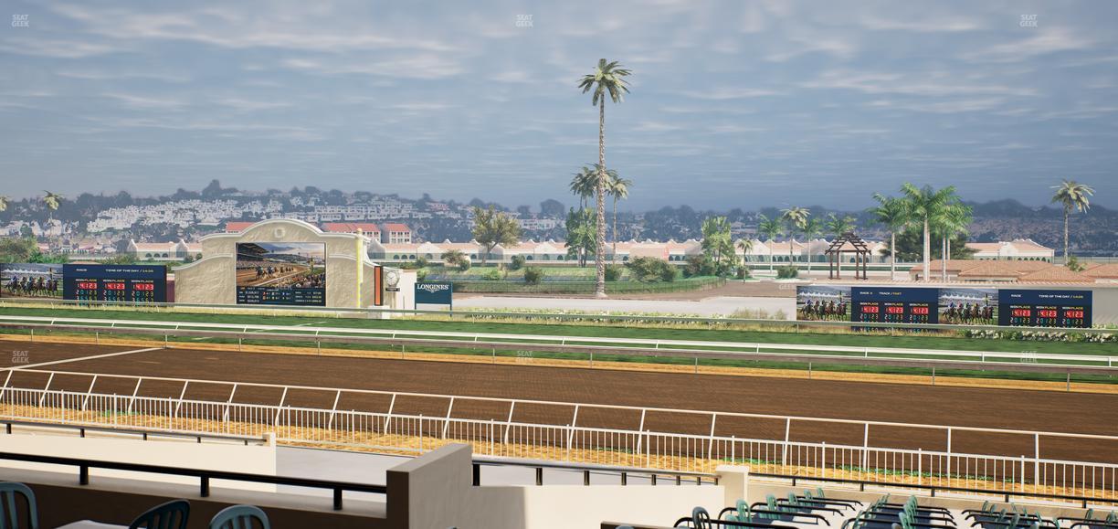 Del Mar Thoroughbred Club - Section Clubhouse Terrace Lvl 2 Tbl 908 Seat View