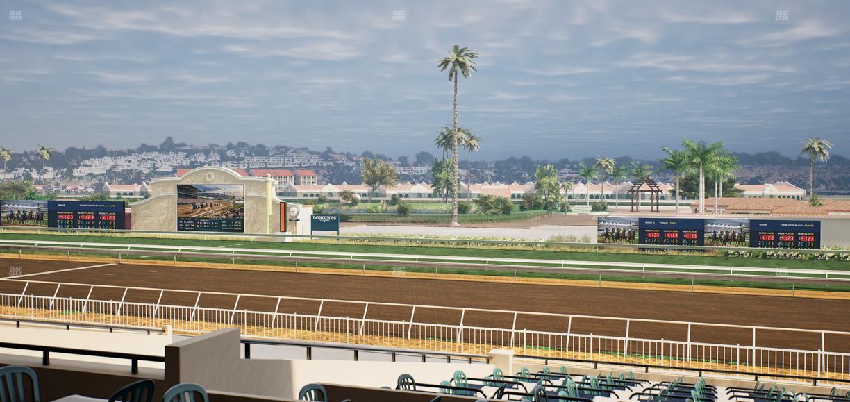Del Mar Thoroughbred Club - Section Clubhouse Terrace Lvl 2 Tbl 909 Seat View