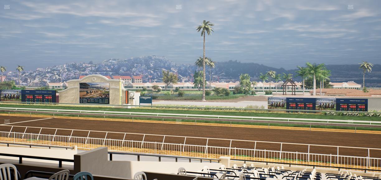Del Mar Thoroughbred Club - Section Clubhouse Terrace Lvl 2 Tbl 909 Seat View