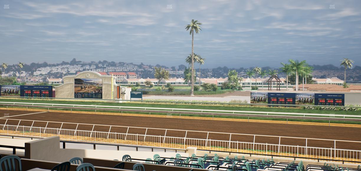 Del Mar Thoroughbred Club - Section Clubhouse Terrace Lvl 2 Tbl 910 Seat View
