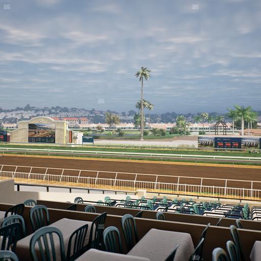 Del Mar Thoroughbred Club - Section Clubhouse Terrace Lvl 2 Tbl 910 Seat View