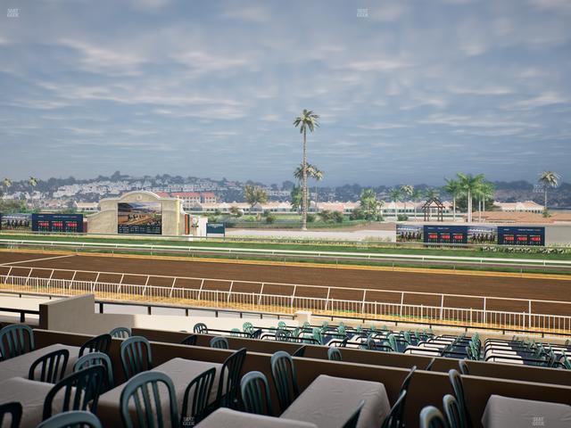 Del Mar Thoroughbred Club - Section Clubhouse Terrace Lvl 2 Tbl 910 Seat View
