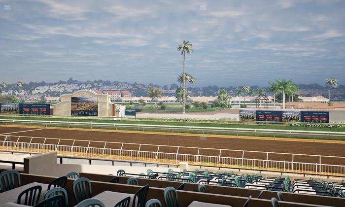 Del Mar Thoroughbred Club - Section Clubhouse Terrace Lvl 2 Tbl 910 Seat View
