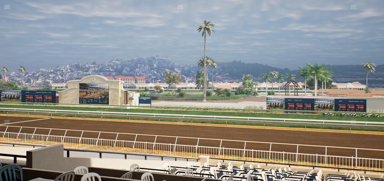 Del Mar Thoroughbred Club - Section Clubhouse Terrace Lvl 2 Tbl 910 Seat View