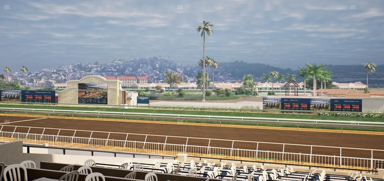 Del Mar Thoroughbred Club - Section Clubhouse Terrace Lvl 2 Tbl 911 Seat View