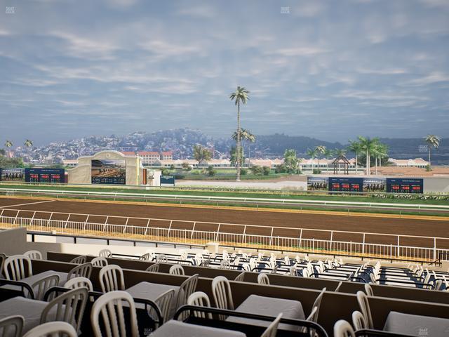 Del Mar Thoroughbred Club - Section Clubhouse Terrace Lvl 2 Tbl 911 Seat View