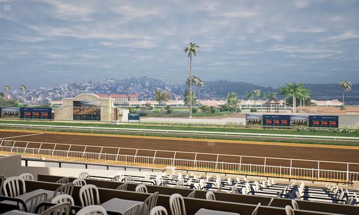 Del Mar Thoroughbred Club - Section Clubhouse Terrace Lvl 2 Tbl 911 Seat View