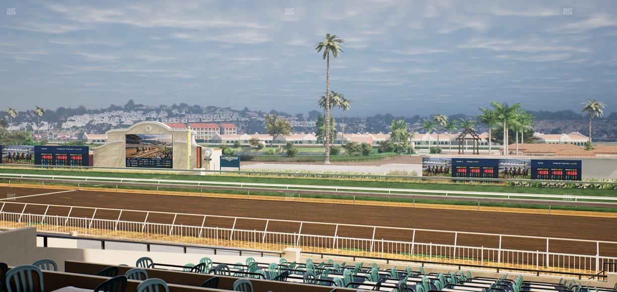 Del Mar Thoroughbred Club - Section Clubhouse Terrace Lvl 2 Tbl 911 Seat View