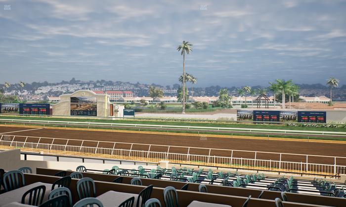 Del Mar Thoroughbred Club - Section Clubhouse Terrace Lvl 2 Tbl 911 Seat View