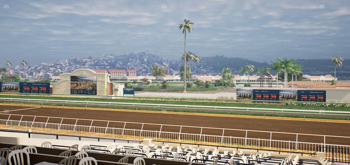 Del Mar Thoroughbred Club - Section Clubhouse Terrace Lvl 2 Tbl 912 Seat View