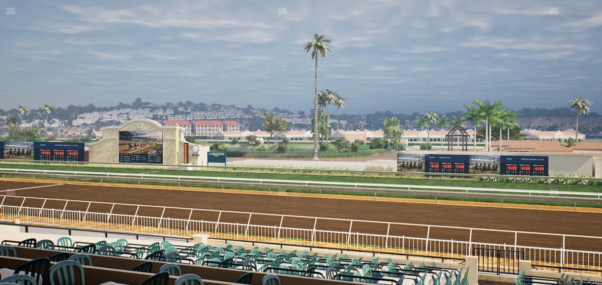 Del Mar Thoroughbred Club - Section Clubhouse Terrace Lvl 2 Tbl 913 Seat View