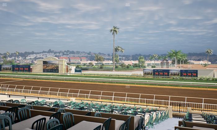 Del Mar Thoroughbred Club - Section Clubhouse Terrace Lvl 2 Tbl 913 Seat View