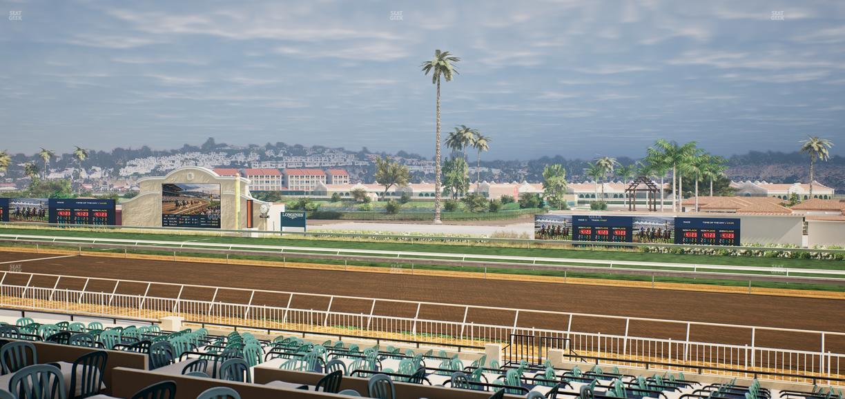 Del Mar Thoroughbred Club - Section Clubhouse Terrace Lvl 2 Tbl 916 Seat View