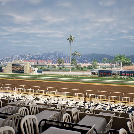Del Mar Thoroughbred Club - Section Clubhouse Terrace Lvl 2 Tbl 916 Seat View