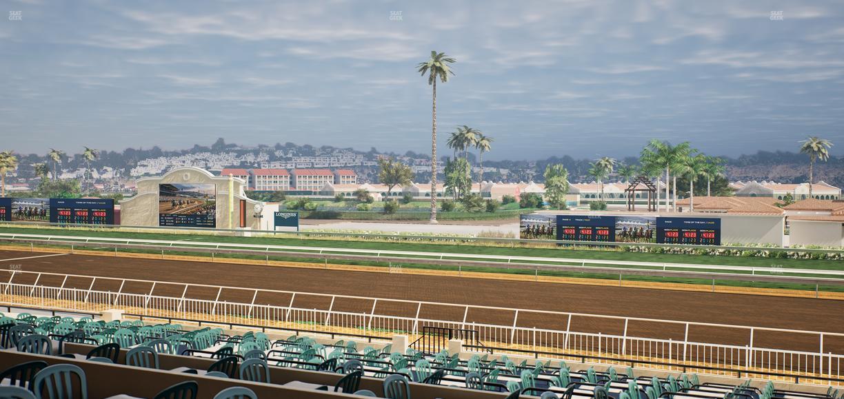 Del Mar Thoroughbred Club - Section Clubhouse Terrace Lvl 2 Tbl 918 Seat View