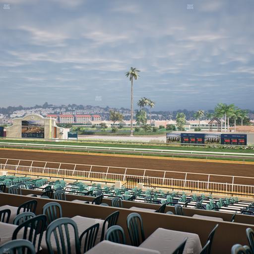 Del Mar Thoroughbred Club - Section Clubhouse Terrace Lvl 2 Tbl 918 Seat View