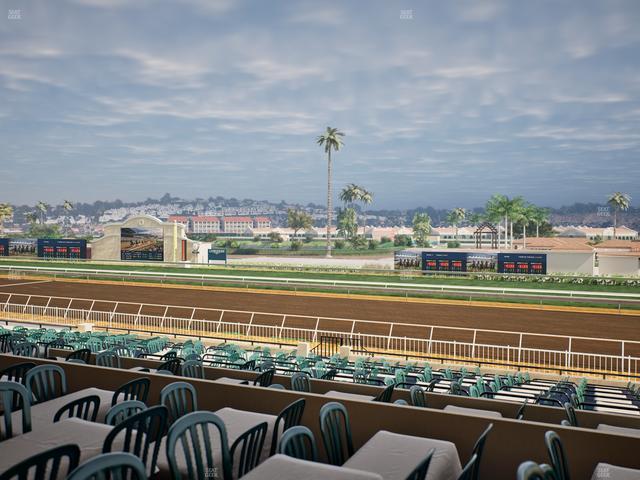 Del Mar Thoroughbred Club - Section Clubhouse Terrace Lvl 2 Tbl 918 Seat View