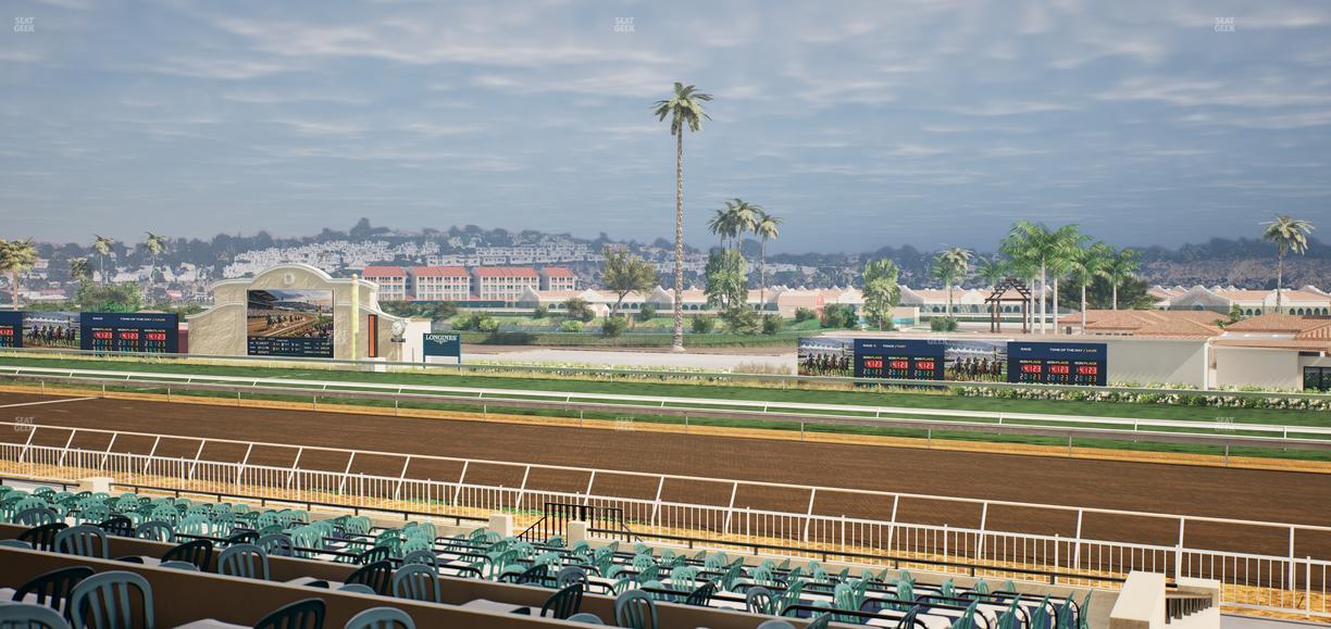 Del Mar Thoroughbred Club - Section Clubhouse Terrace Lvl 2 Tbl 920 Seat View