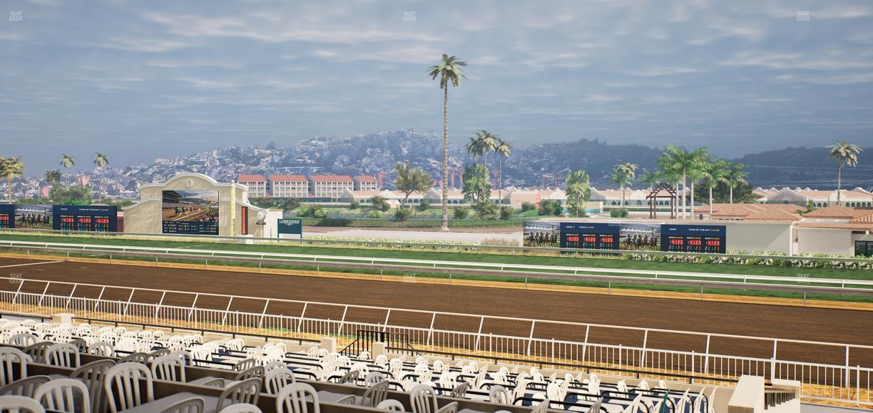 Del Mar Thoroughbred Club - Section Clubhouse Terrace Lvl 2 Tbl 920 Seat View