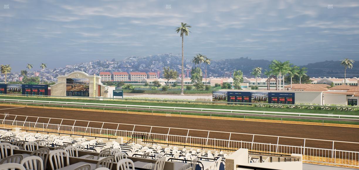 Del Mar Thoroughbred Club - Section Clubhouse Terrace Lvl 2 Tbl 921 Seat View