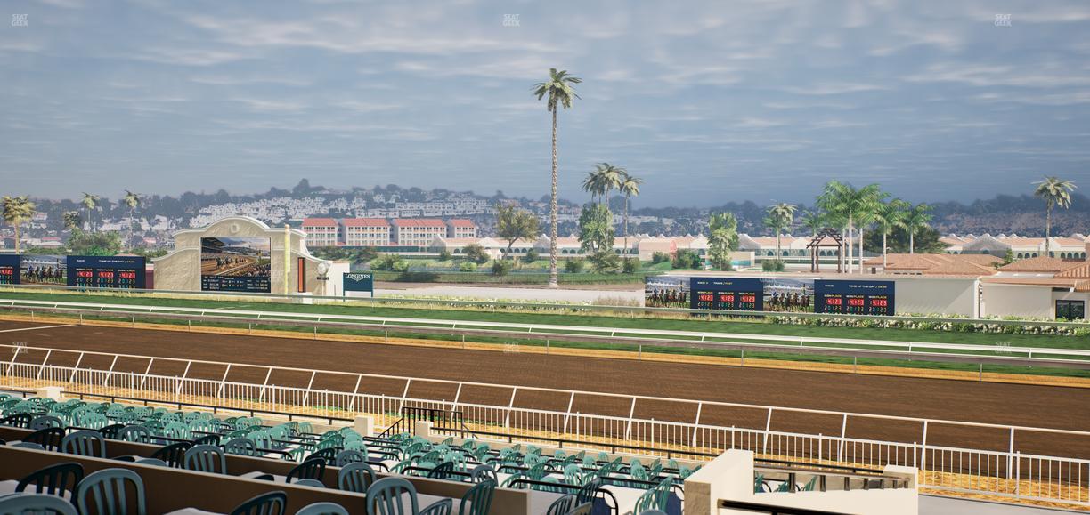 Del Mar Thoroughbred Club - Section Clubhouse Terrace Lvl 2 Tbl 921 Seat View