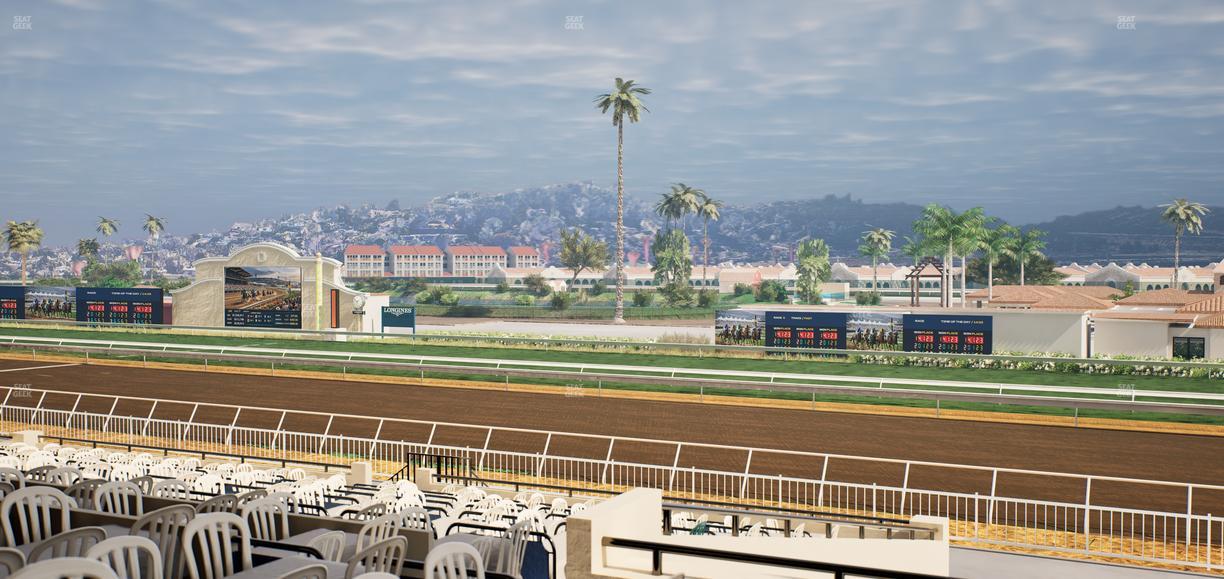 Del Mar Thoroughbred Club - Section Clubhouse Terrace Lvl 2 Tbl 922 Seat View