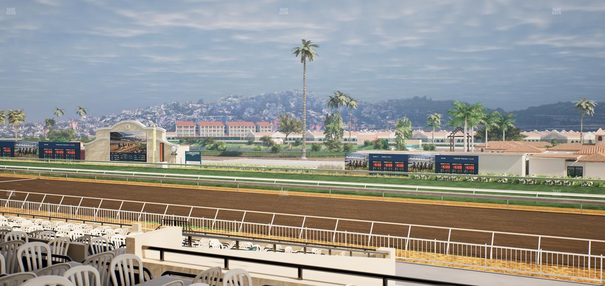 Del Mar Thoroughbred Club - Section Clubhouse Terrace Lvl 2 Tbl 923 Seat View