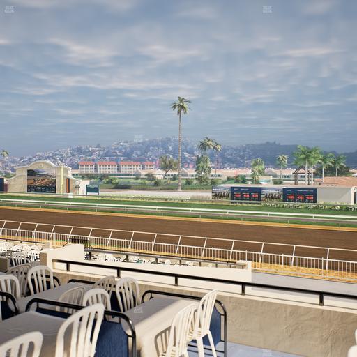 Del Mar Thoroughbred Club - Section Clubhouse Terrace Lvl 2 Tbl 923 Seat View
