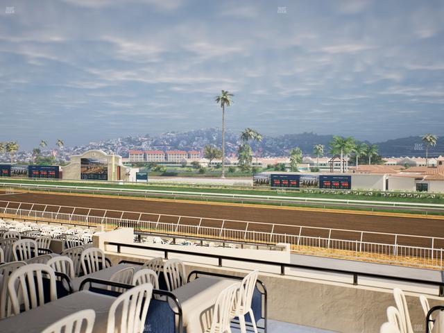 Del Mar Thoroughbred Club - Section Clubhouse Terrace Lvl 2 Tbl 923 Seat View