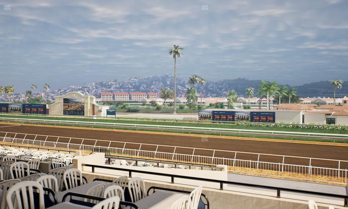 Del Mar Thoroughbred Club - Section Clubhouse Terrace Lvl 2 Tbl 923 Seat View