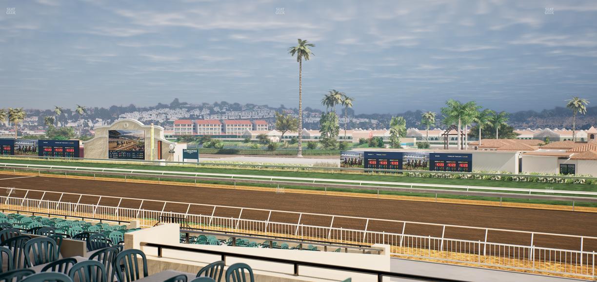 Del Mar Thoroughbred Club - Section Clubhouse Terrace Lvl 2 Tbl 923 Seat View