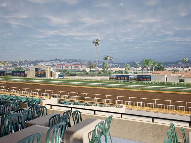 Del Mar Thoroughbred Club - Section Clubhouse Terrace Lvl 2 Tbl 923 Seat View
