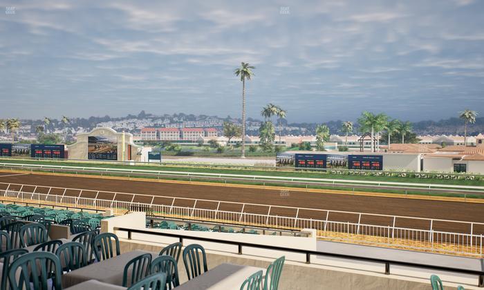 Del Mar Thoroughbred Club - Section Clubhouse Terrace Lvl 2 Tbl 923 Seat View