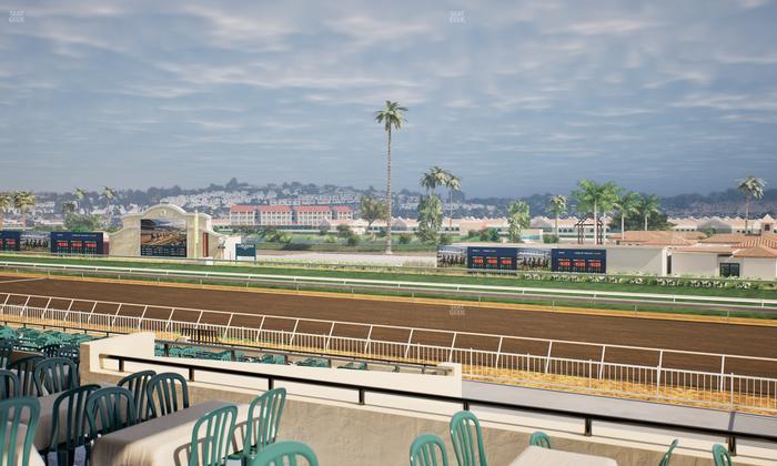 Del Mar Thoroughbred Club - Section Clubhouse Terrace Lvl 2 Tbl 924 Seat View
