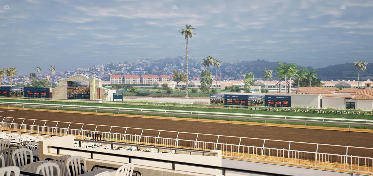 Del Mar Thoroughbred Club - Section Clubhouse Terrace Lvl 2 Tbl 924 Seat View