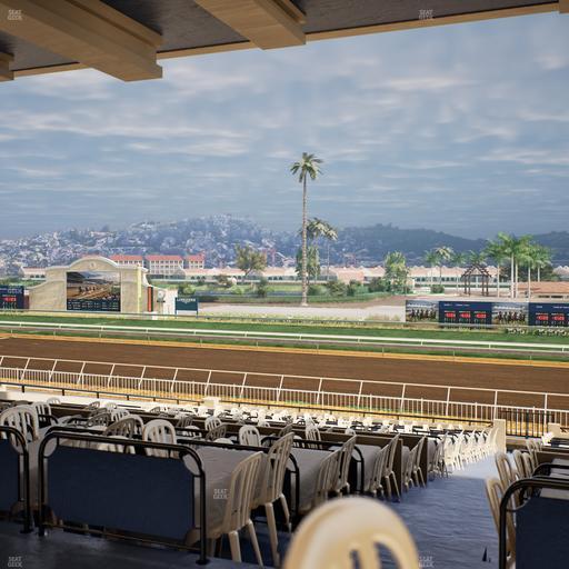 Del Mar Thoroughbred Club - Section First Turn Lvl 3 Tbl 550 Seat View