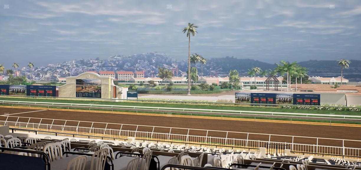 Del Mar Thoroughbred Club - Section First Turn Lvl 3 Tbl 551 Seat View