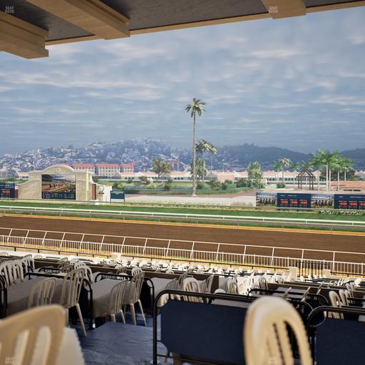 Del Mar Thoroughbred Club - Section First Turn Lvl 3 Tbl 551 Seat View