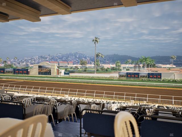 Del Mar Thoroughbred Club - Section First Turn Lvl 3 Tbl 551 Seat View
