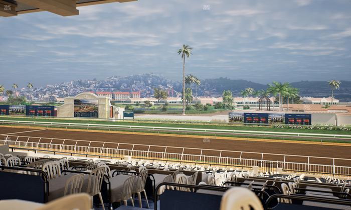 Del Mar Thoroughbred Club - Section First Turn Lvl 3 Tbl 551 Seat View