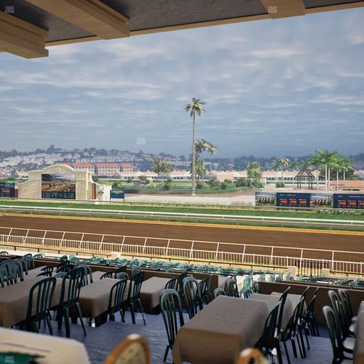Del Mar Thoroughbred Club - Section First Turn Lvl 3 Tbl 551 Seat View