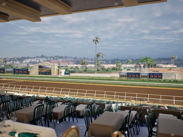 Del Mar Thoroughbred Club - Section First Turn Lvl 3 Tbl 551 Seat View