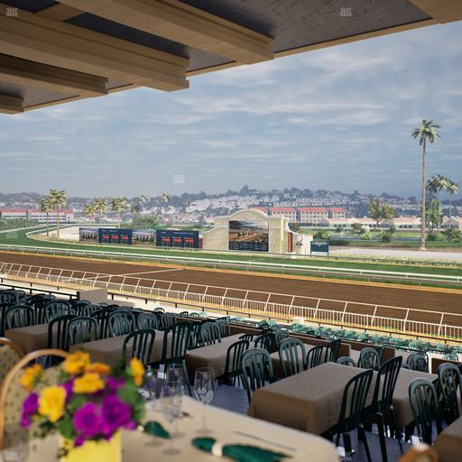 Del Mar Thoroughbred Club - Section First Turn Lvl 3 Tbl 552 Seat View