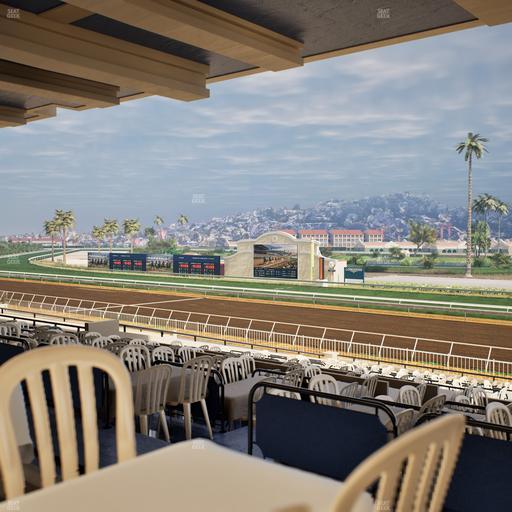 Del Mar Thoroughbred Club - Section First Turn Lvl 3 Tbl 552 Seat View