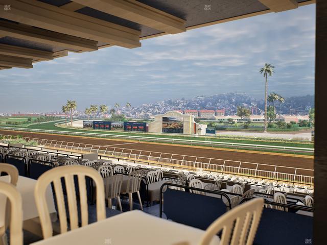 Del Mar Thoroughbred Club - Section First Turn Lvl 3 Tbl 552 Seat View