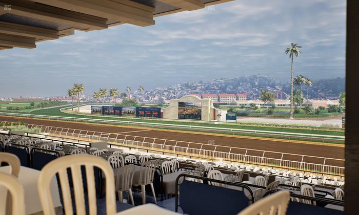 Del Mar Thoroughbred Club - Section First Turn Lvl 3 Tbl 552 Seat View