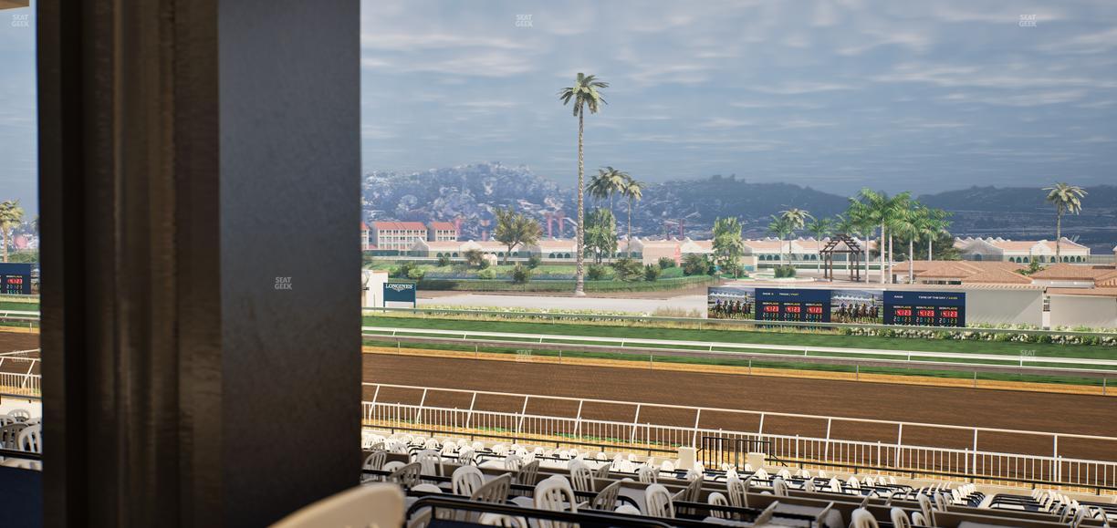 Del Mar Thoroughbred Club - Section First Turn Lvl 3 Tbl 553 Seat View