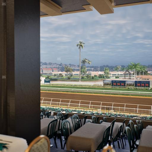 Del Mar Thoroughbred Club - Section First Turn Lvl 3 Tbl 553 Seat View